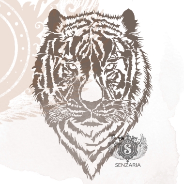 Трафарет - тигр Шера