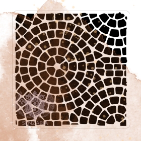 Трафарет - Брусчатка 2