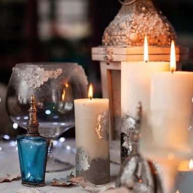 Мастер-класс - Бетонные свечи